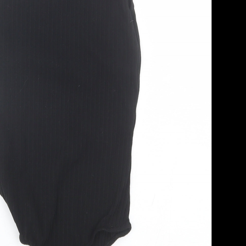 PRETTYLITTLETHING Womens Black   Catsuit One-Piece Size 6