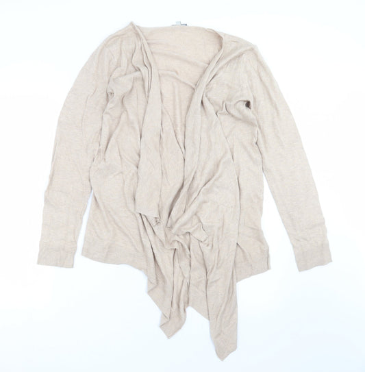 Peacocks Womens Beige  Knit Cardigan Jumper Size 12