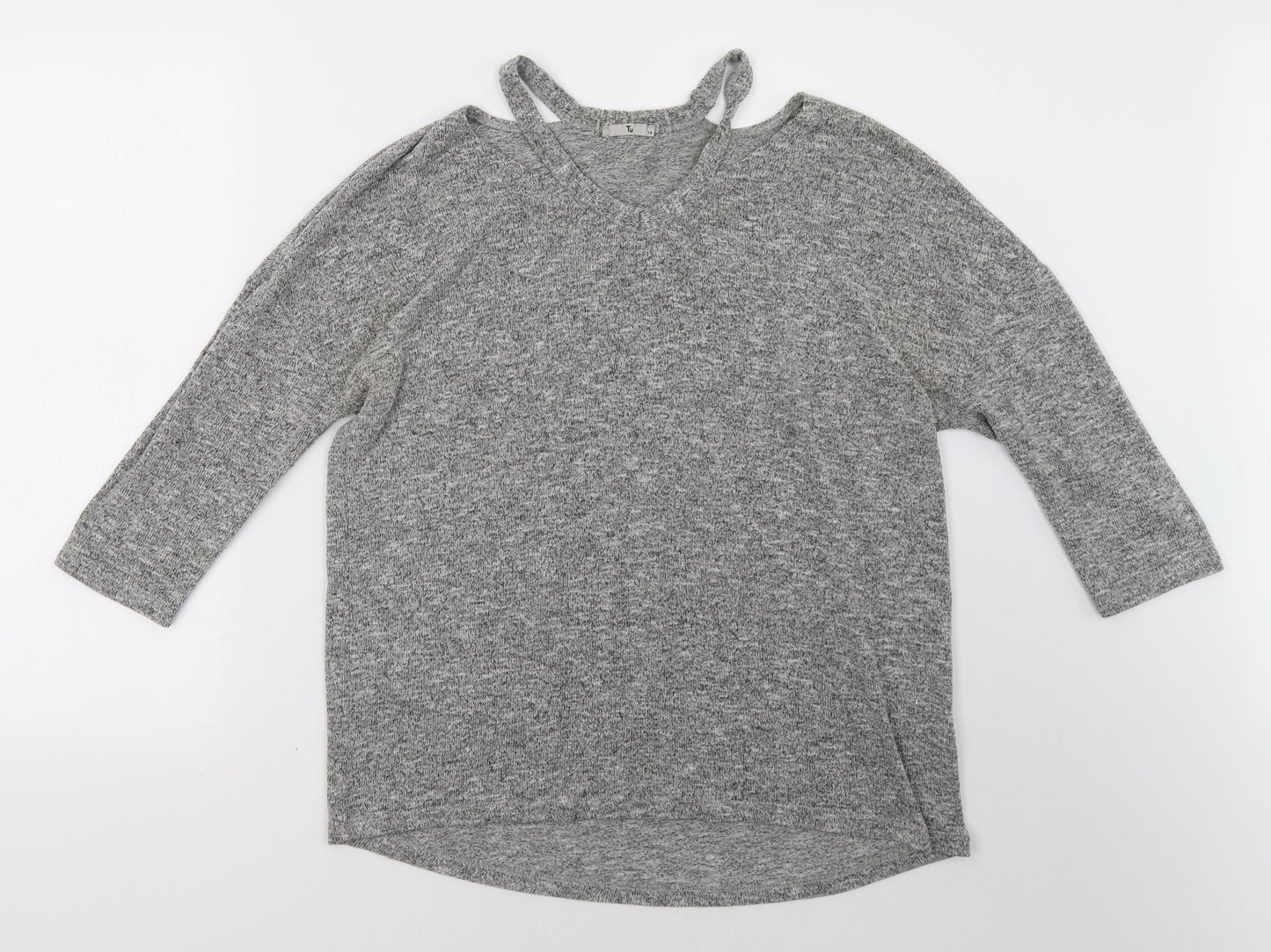 Sainsburys Womens Grey   Pullover Sweatshirt Size 14