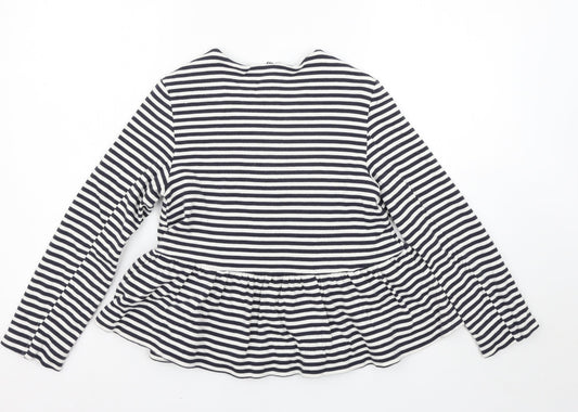 Topshop Womens Multicoloured Striped  Pullover Jumper Size 6