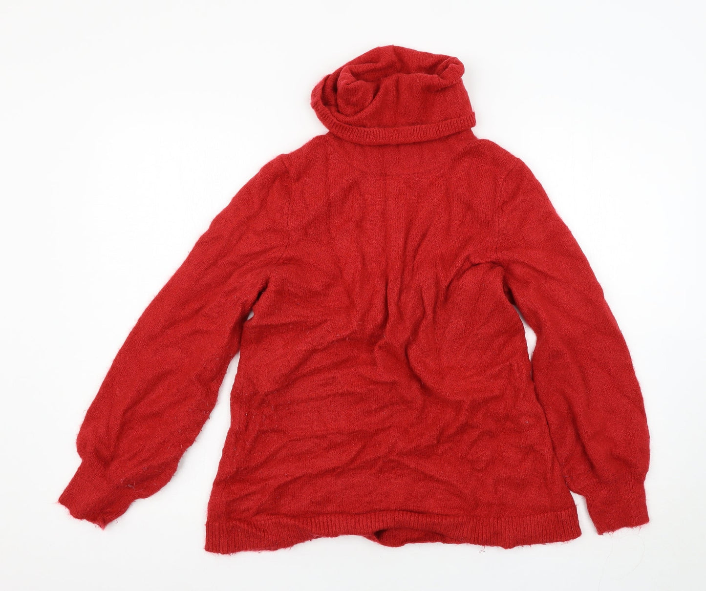 M&Co Womens Red   Pullover Jumper Size 14