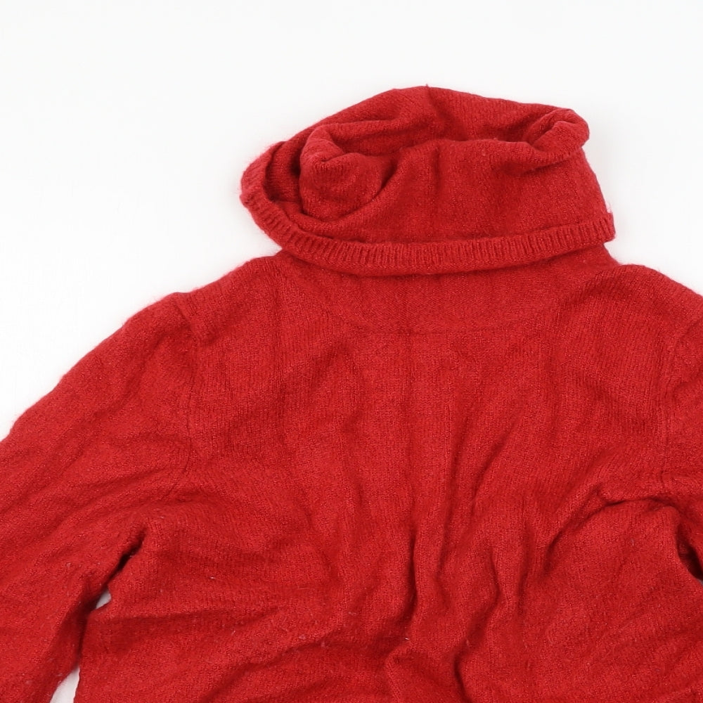 M&Co Womens Red   Pullover Jumper Size 14