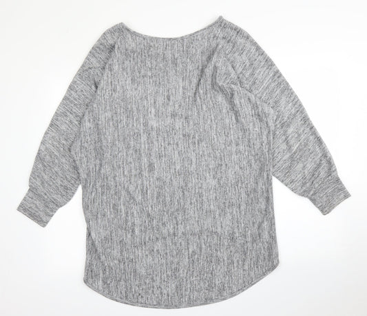 Apricot Womens Grey   Pullover Jumper Size M