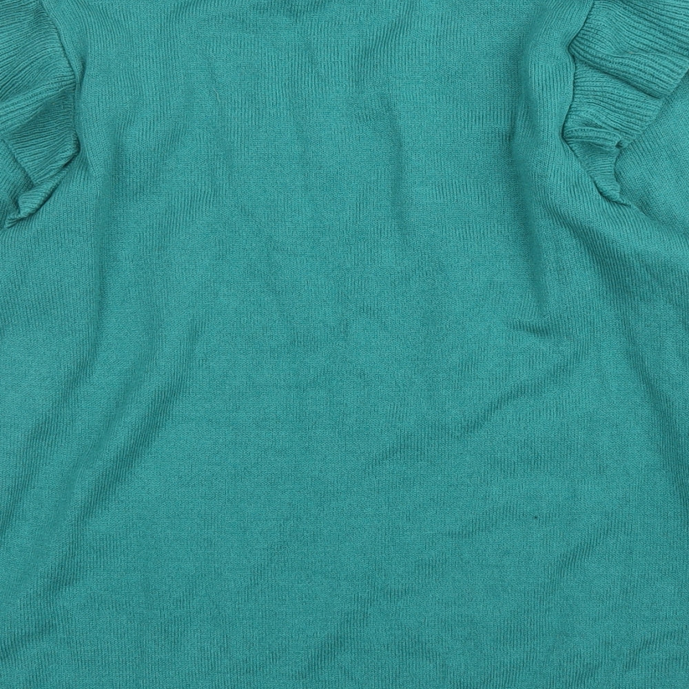 H&M Womens Green   Pullover Jumper Size M