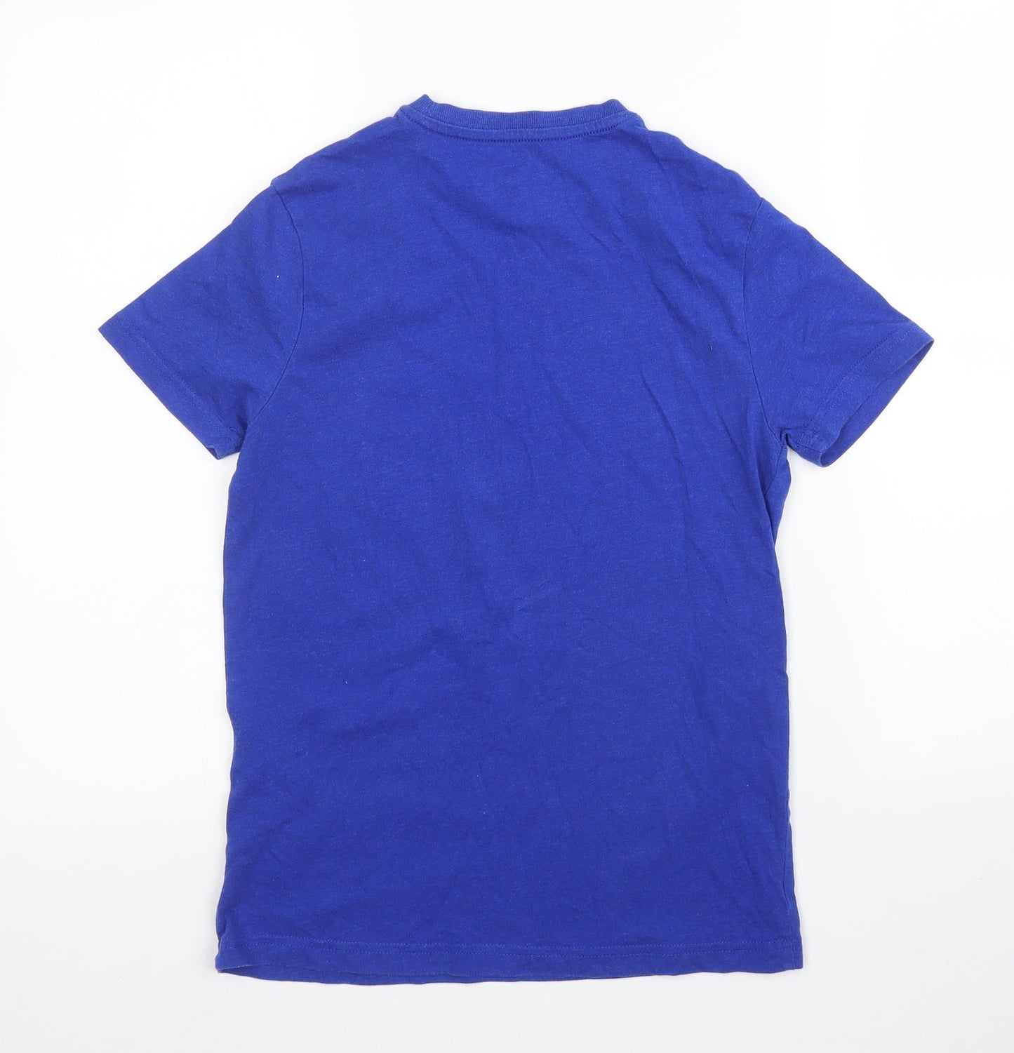 M&S Boys Blue   Basic T-Shirt Size 10 Years