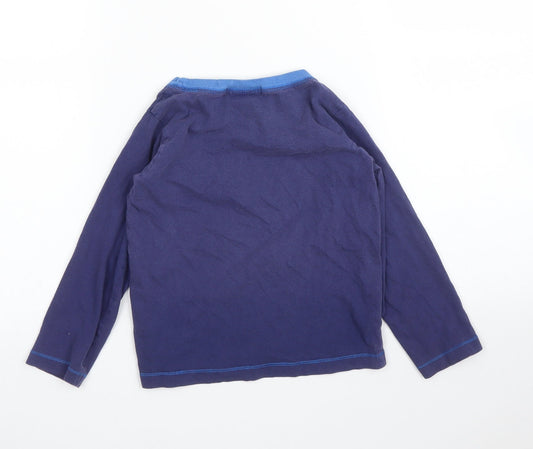 M&Co Boys Blue Solid   Pyjama Top Size 3 Years  - Peppa Pig