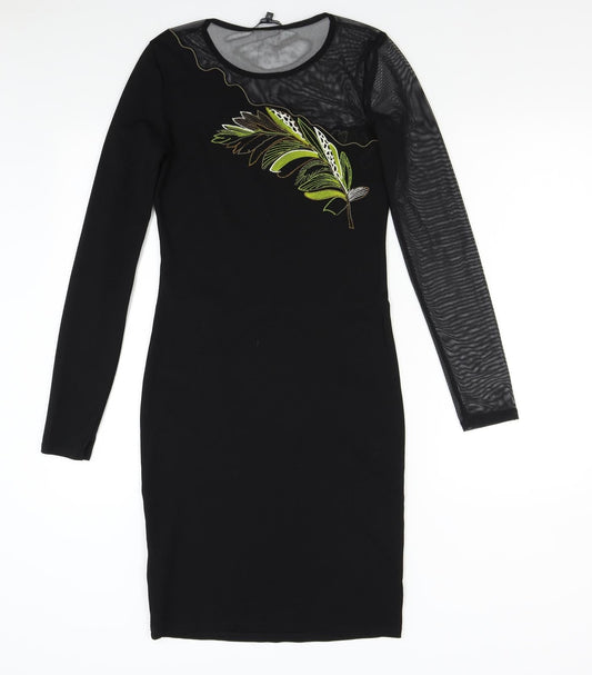 NEXT Womens Black   Bodycon  Size 8