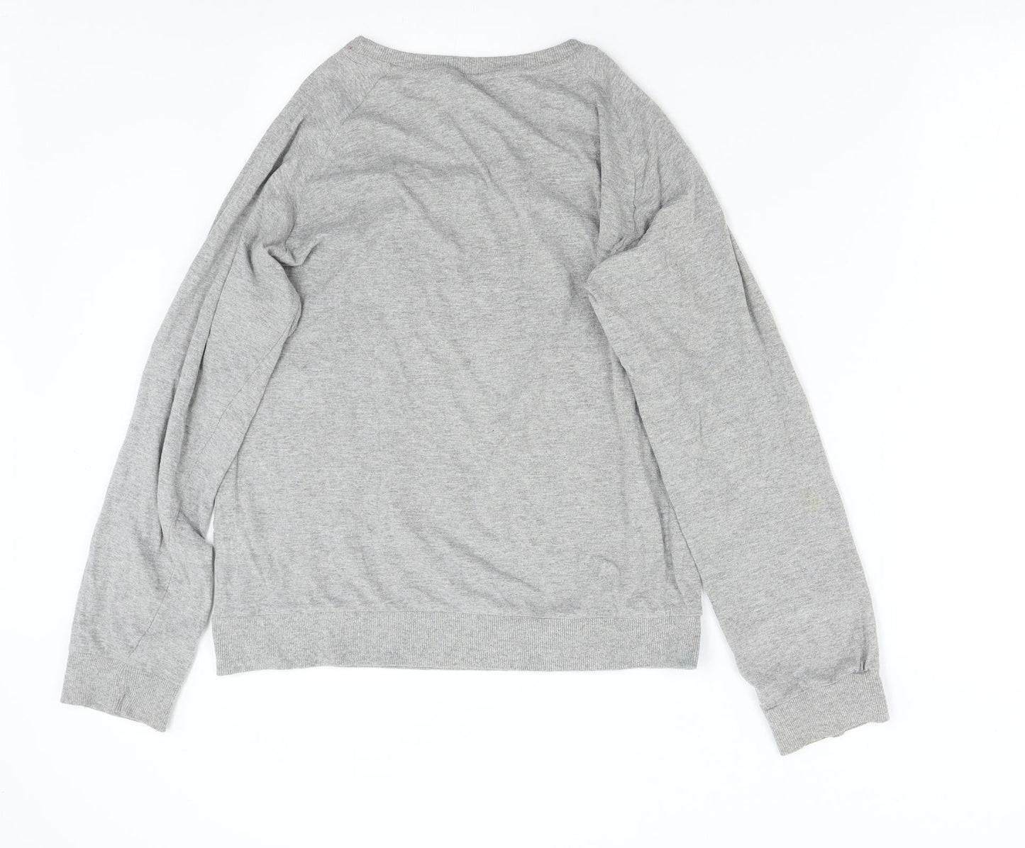 Forever Dreams Womens Grey Solid  Top Pyjama Top Size L  - Penguin