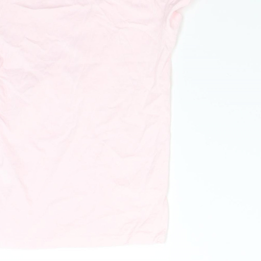 Primark Girls Pink   Basic T-Shirt Size 7-8 Years
