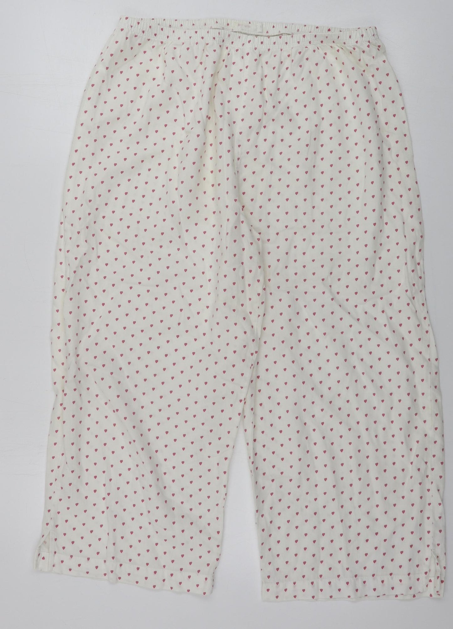 Marks and Spencer  Womens Ivory   Trousers  Size L L21 in