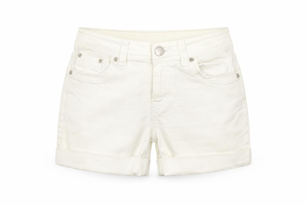 Preworn Womens Ivory   Cut-Off Shorts Size 10