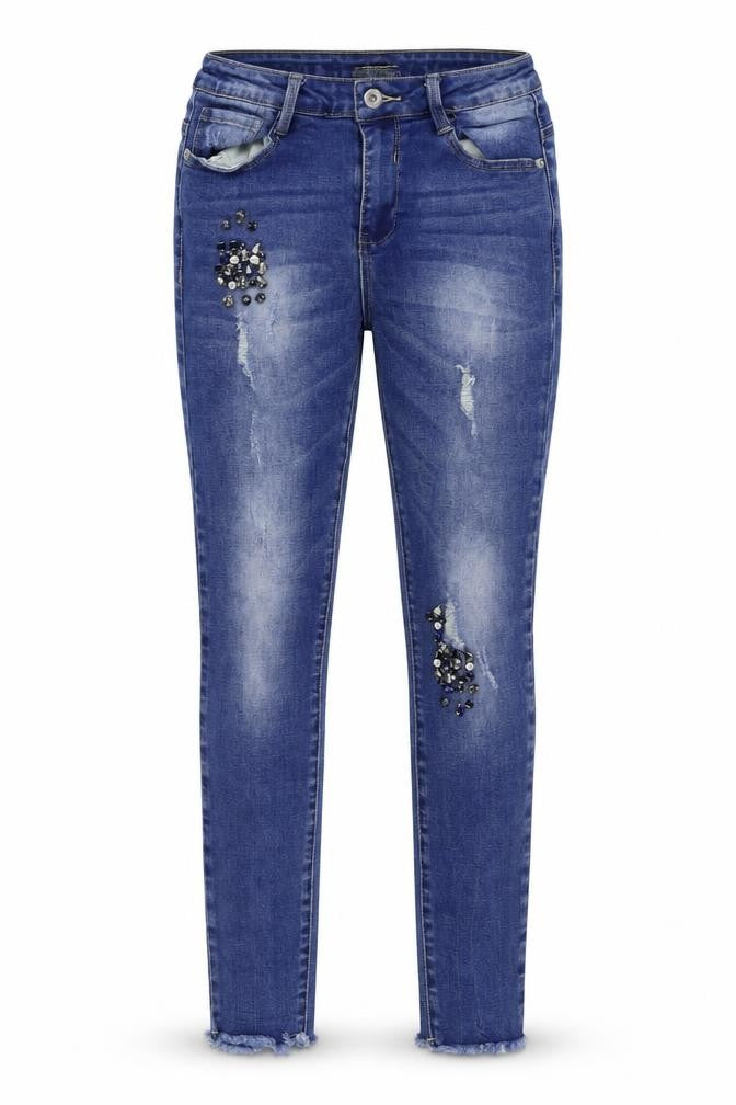 BLUE RAGS Womens Blue   Skinny Jeans Size 26 in L25 in