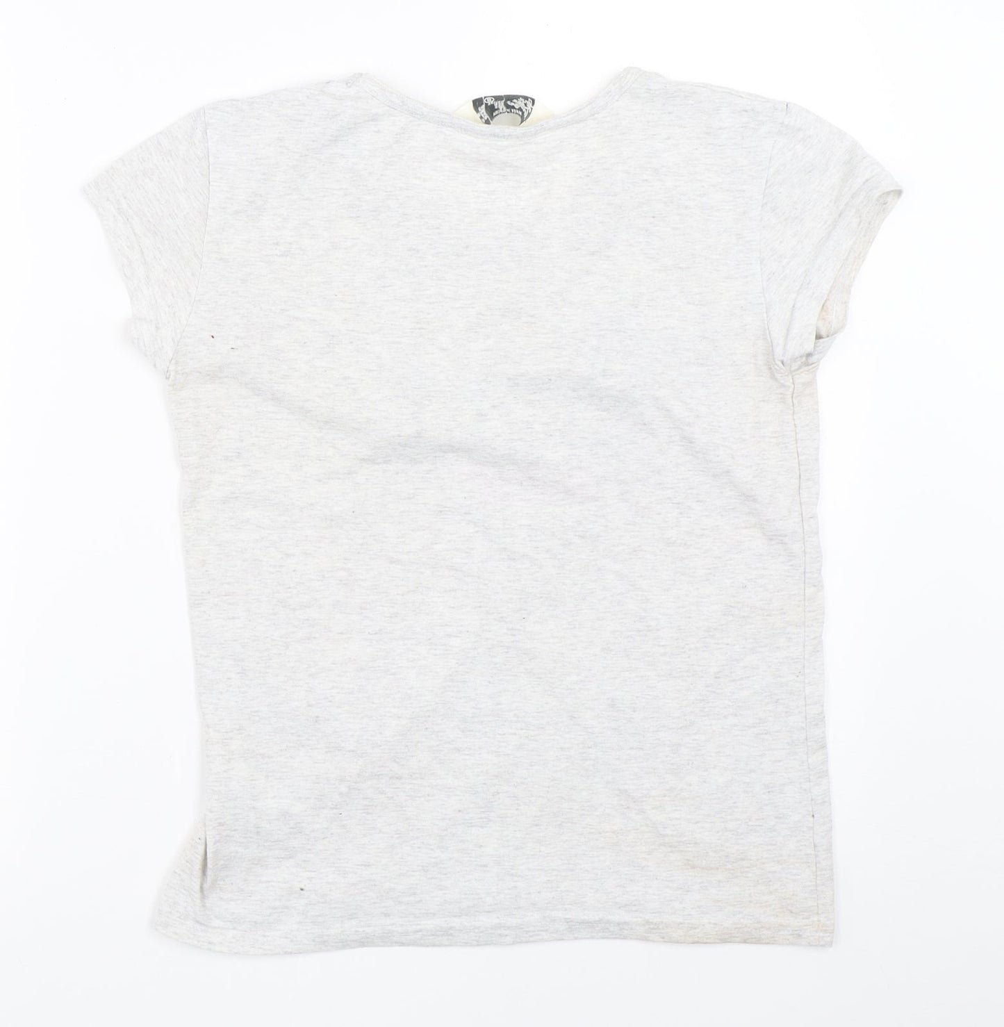 Primark Womens Grey Solid  Top Pyjama Top Size S