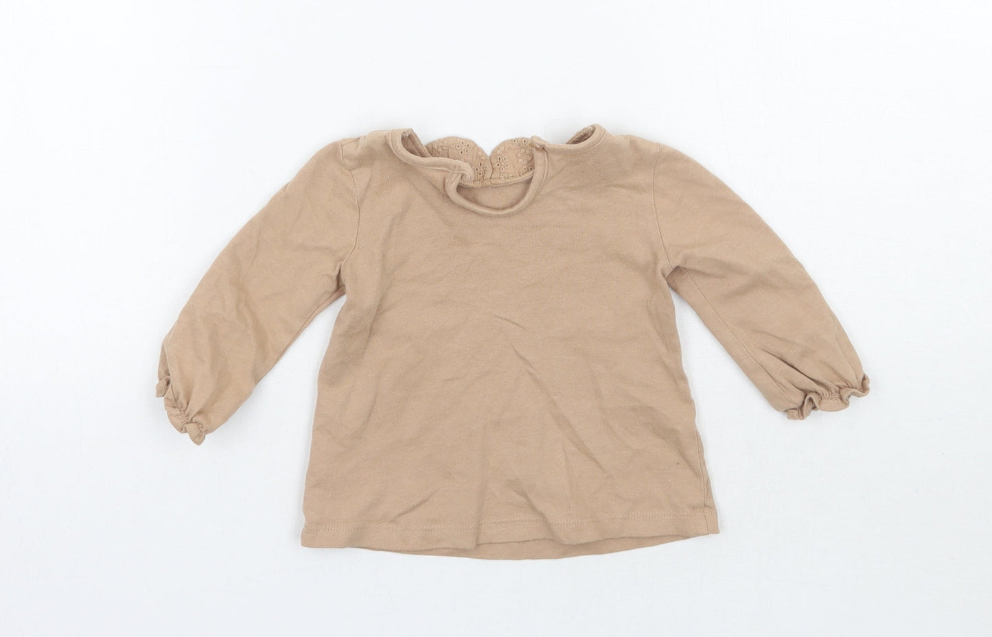 George Girls Brown   Basic T-Shirt Size 3-6 Months