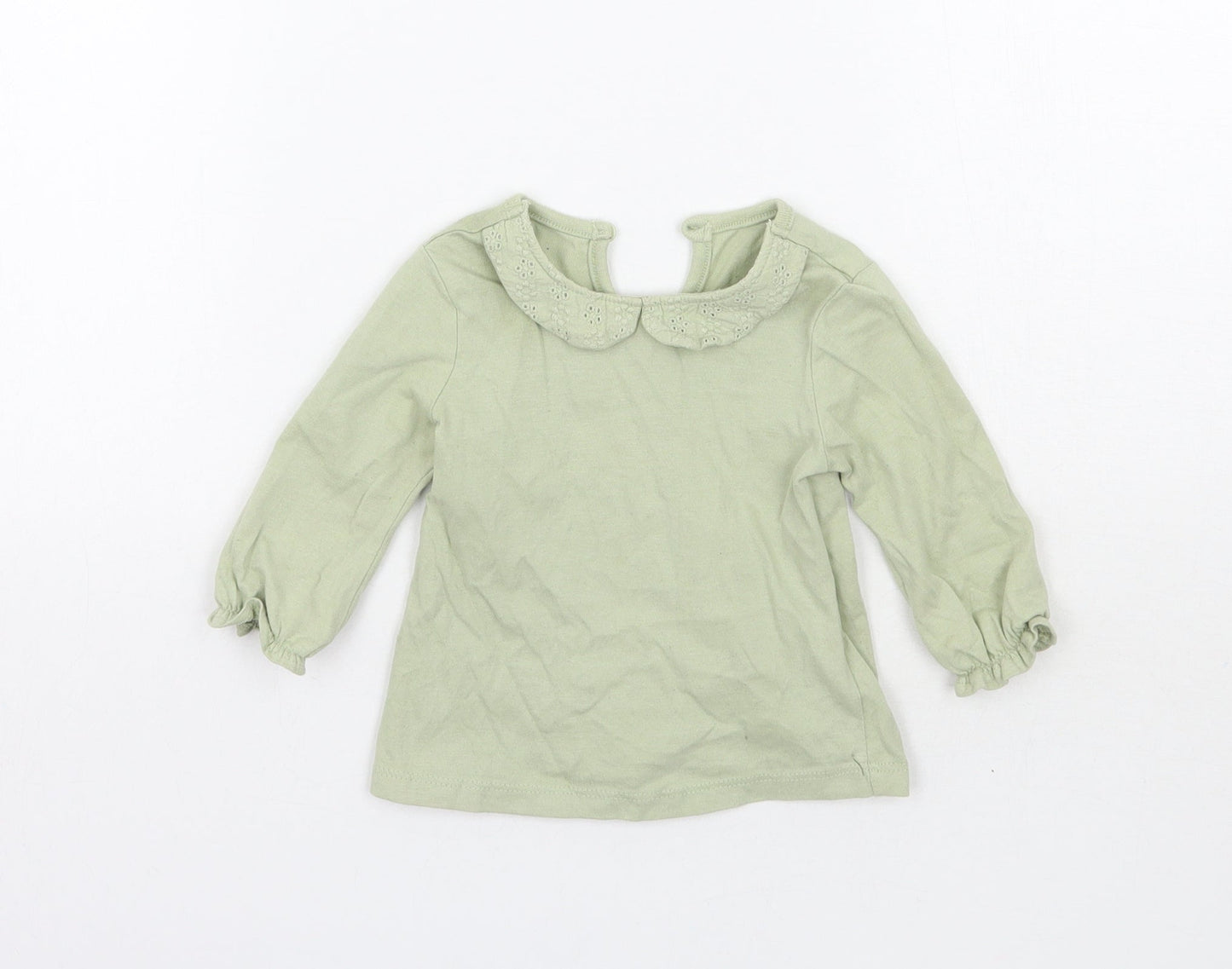 George Girls Green   Basic T-Shirt Size 3-6 Months