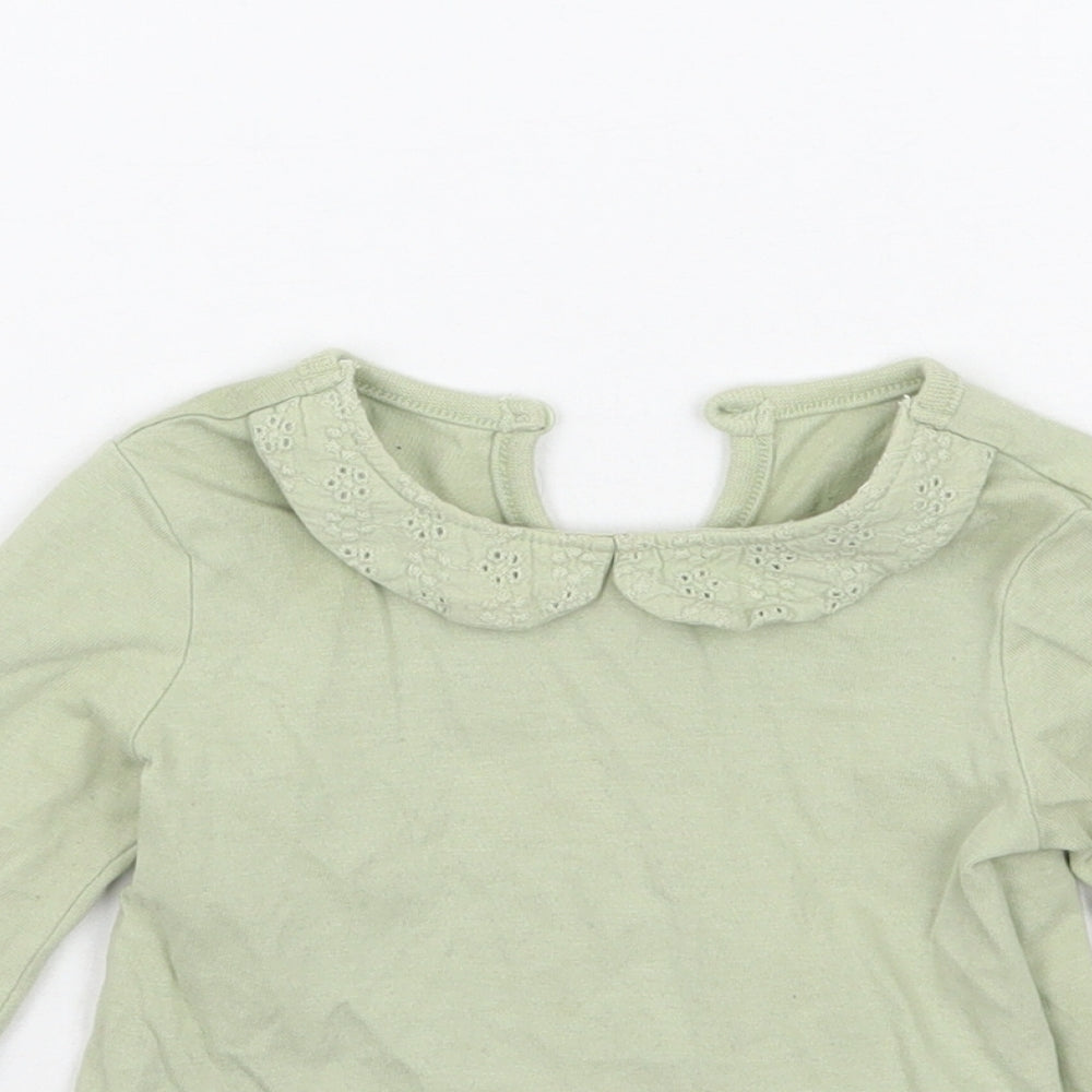 George Girls Green   Basic T-Shirt Size 3-6 Months