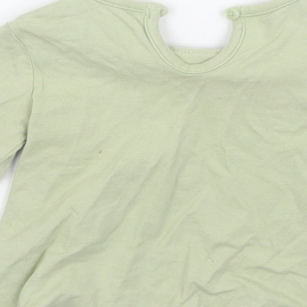 George Girls Green   Basic T-Shirt Size 3-6 Months