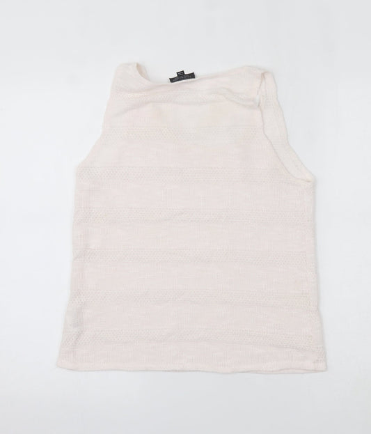 Topshop Womens Pink   Basic Tank Size 12