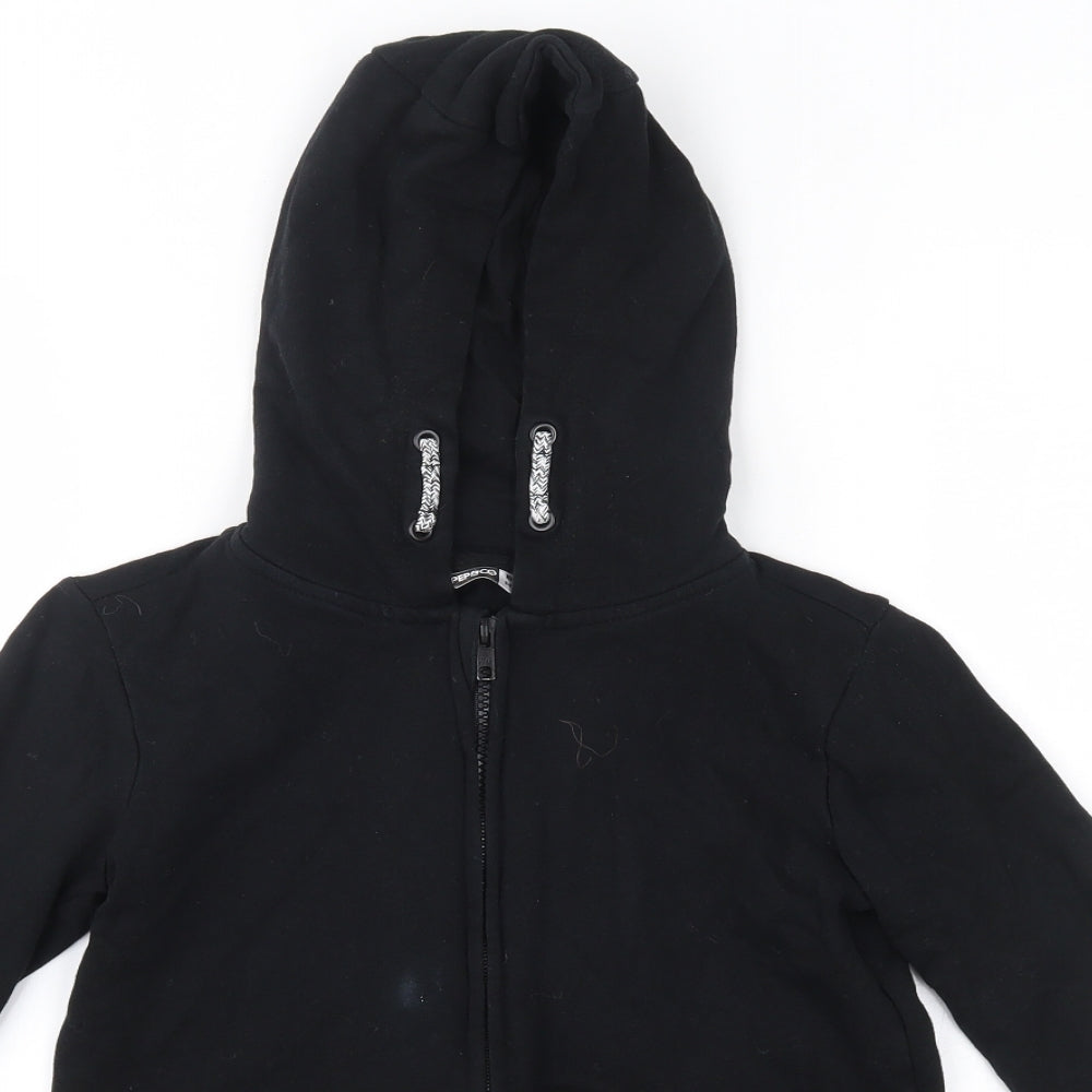 pep&co Girls Black   Jacket  Size 8-9 Years