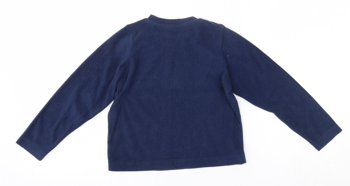 Matalan Girls Blue   Pullover Jumper Size 5 Years