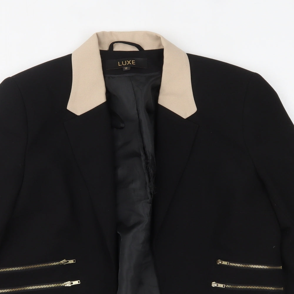 Dorothy Perkins Womens Black   Jacket Blazer Size 12