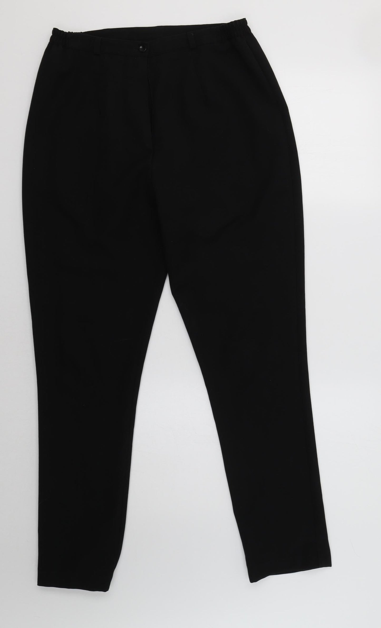 VINCI Womens Black   Dress Pants Trousers Size 12 L30 in