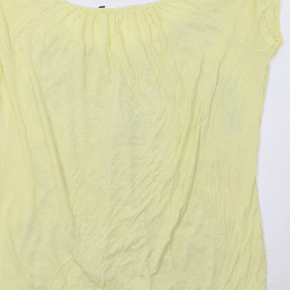 New Look Womens Yellow   Basic Blouse Size 12