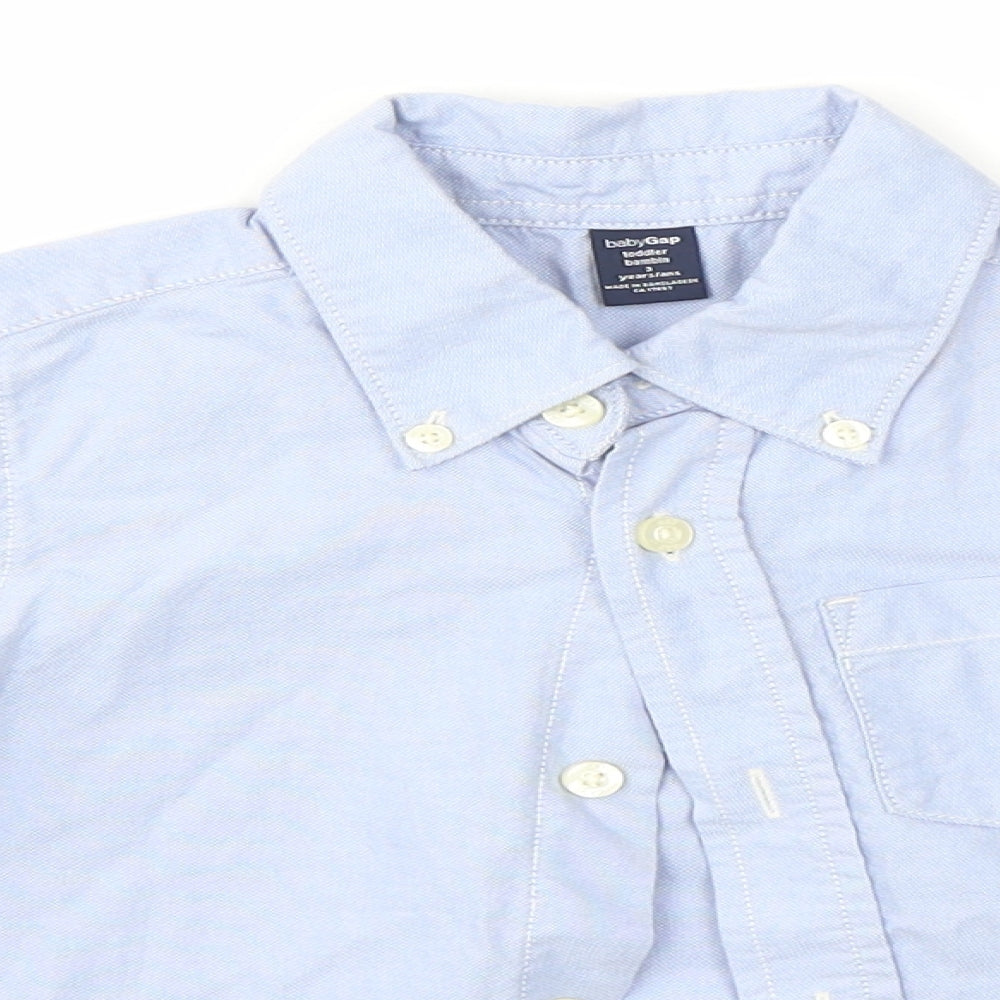 Gap Boys Blue   Basic Button-Up Size 3 Years