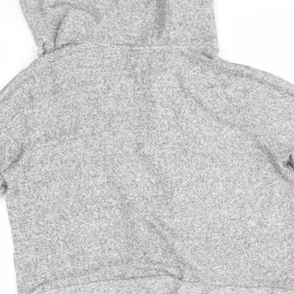 H&M Womens Grey   Full Zip Hoodie Size L
