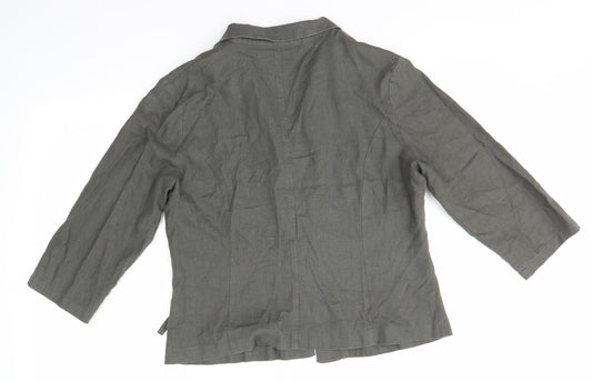 First Avenue Womens Grey   Jacket  Size 14