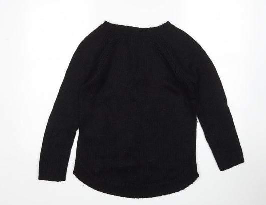 Preworn Womens Black   Pullover Jumper Size M