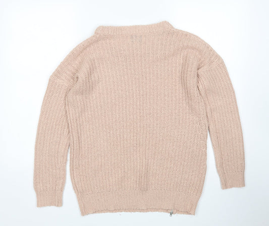 Papaya Womens Pink   Pullover Jumper Size S