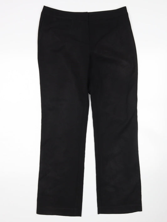 Papaya Womens Black   Rain Trousers Trousers Size 10 L29 in