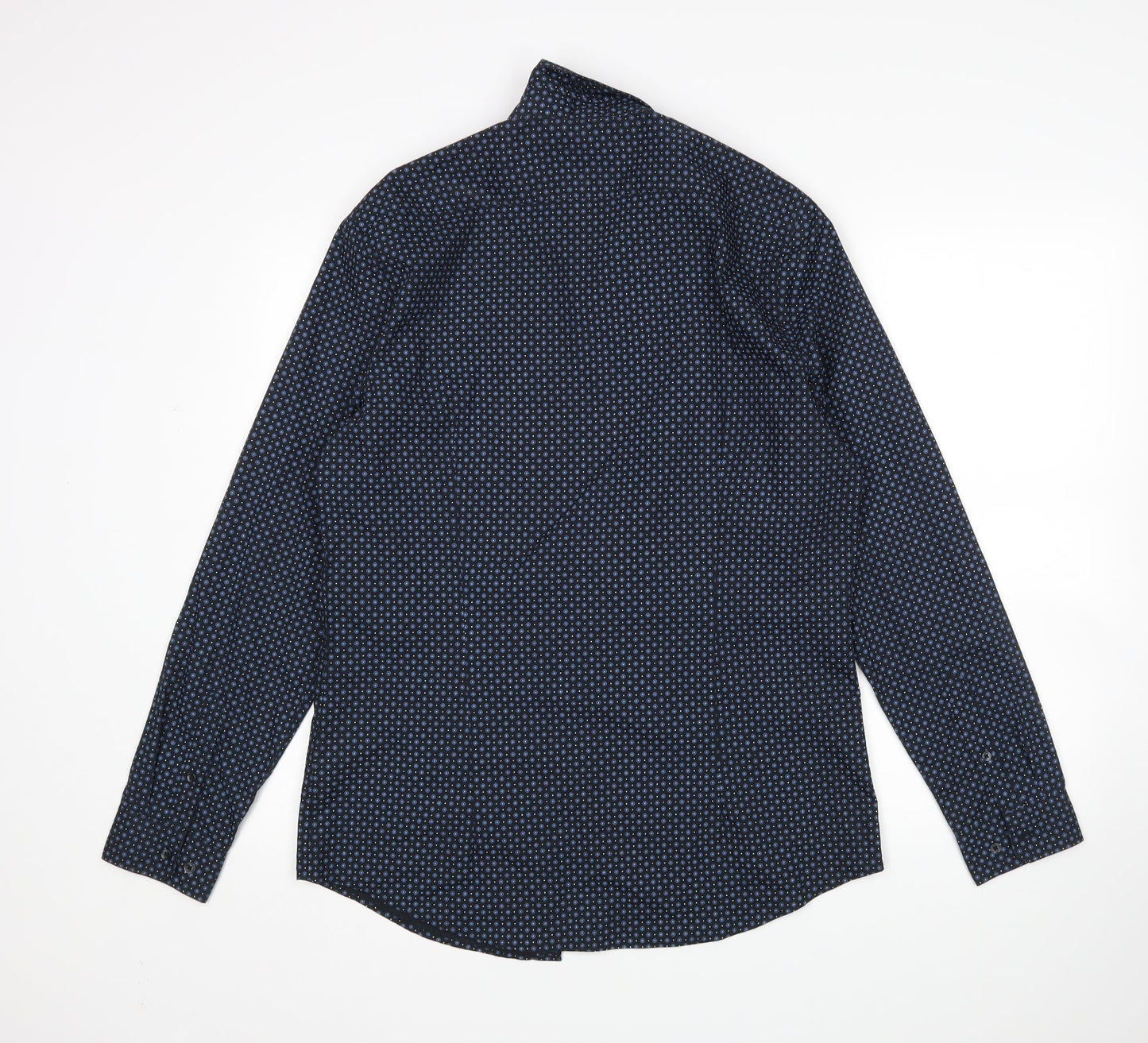 H&M Mens Multicoloured Polka Dot   Button-Up Size M