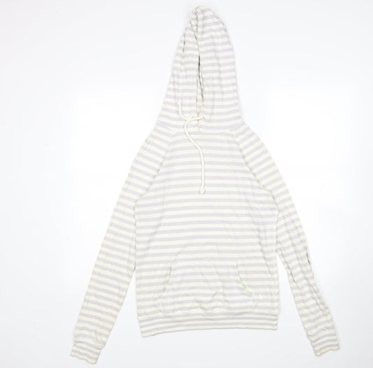 Jack Wills Womens Multicoloured Striped  Pullover Hoodie Size 8