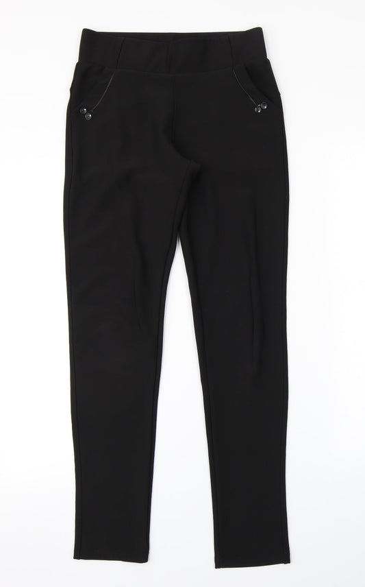 Preworn Womens Black   Trousers  Size S L29 in