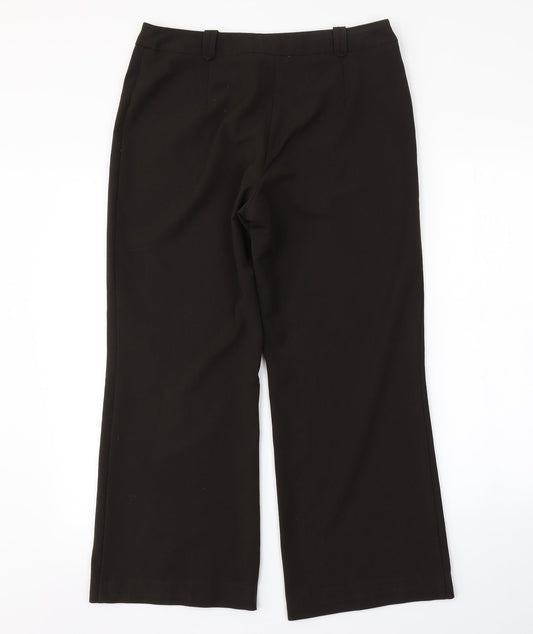 Debenhams Womens Brown   Trousers  Size 12 L26 in