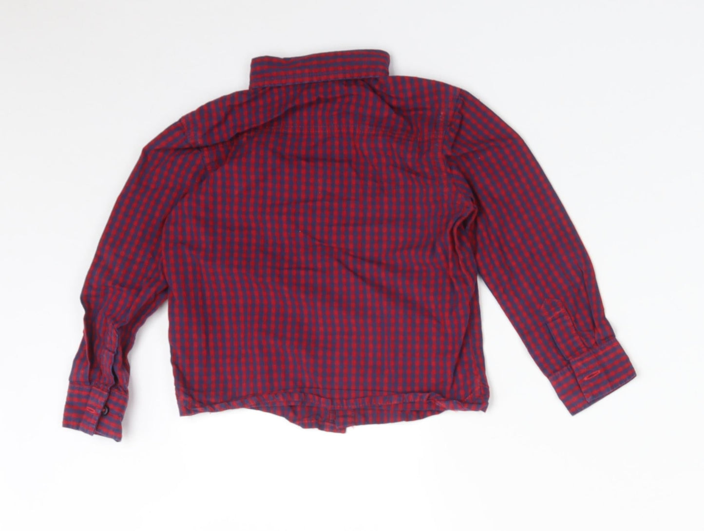 George Boys Multicoloured Check  Basic Button-Up Size 18-24 Months