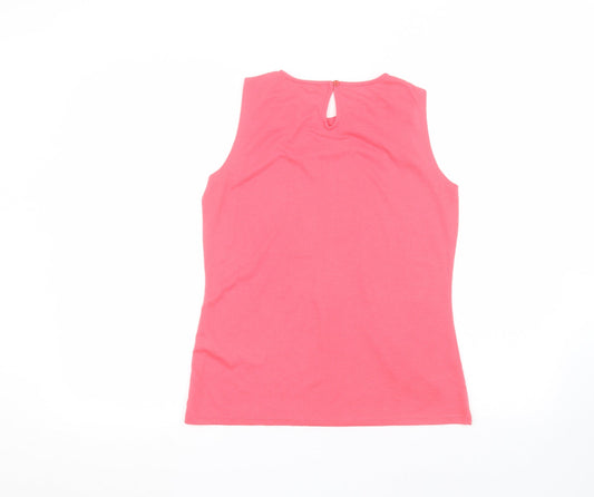 Dorothy Perkins Womens Pink   Basic T-Shirt Size 10