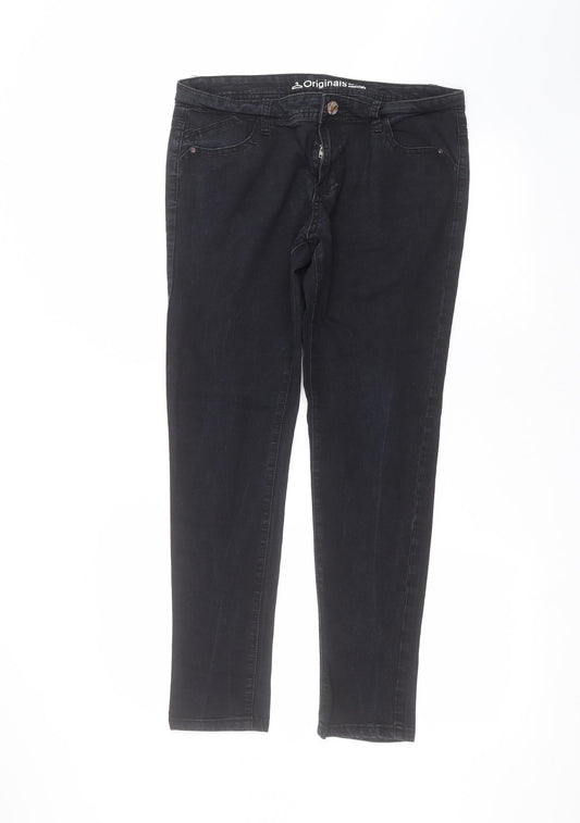 Originals Womens Blue   Skinny Jeans Size 14 L26 in