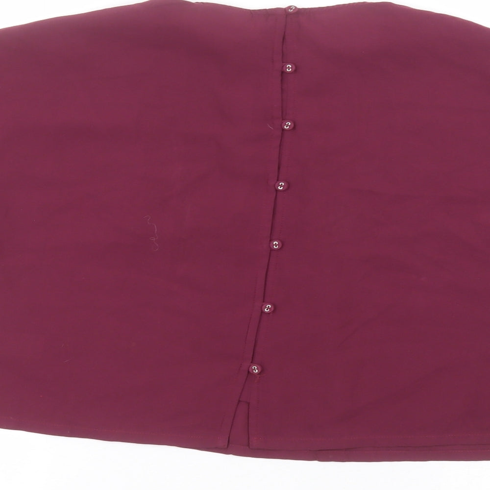 NEXT Girls Purple   Basic T-Shirt Size 12 Years