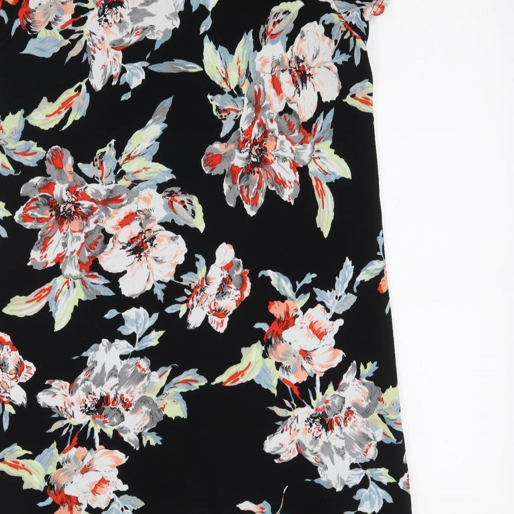 Boohoo Womens Multicoloured Floral  Mini  Size 10