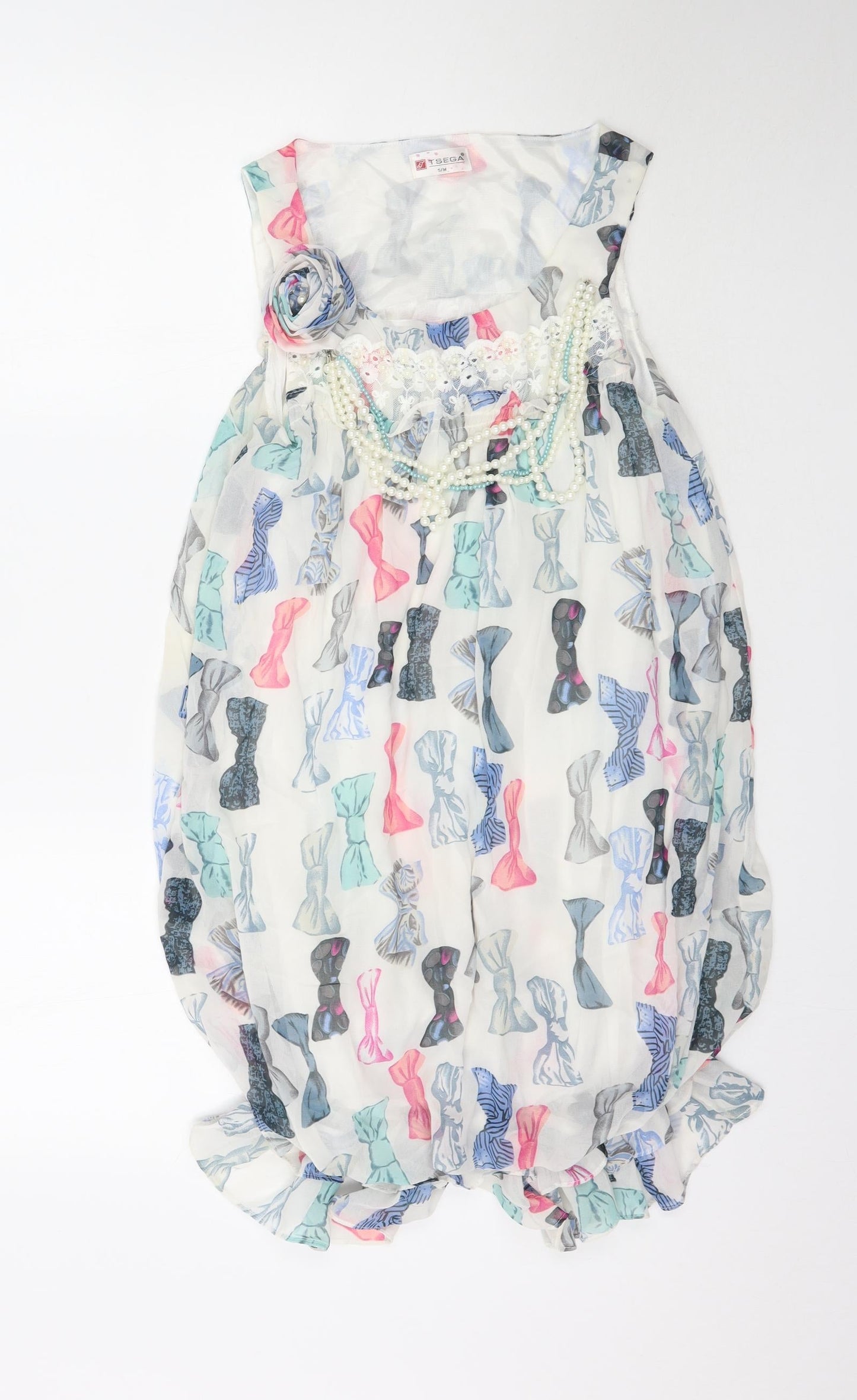 Tsega Womens Multicoloured   Mini  Size S  - Bow tie print