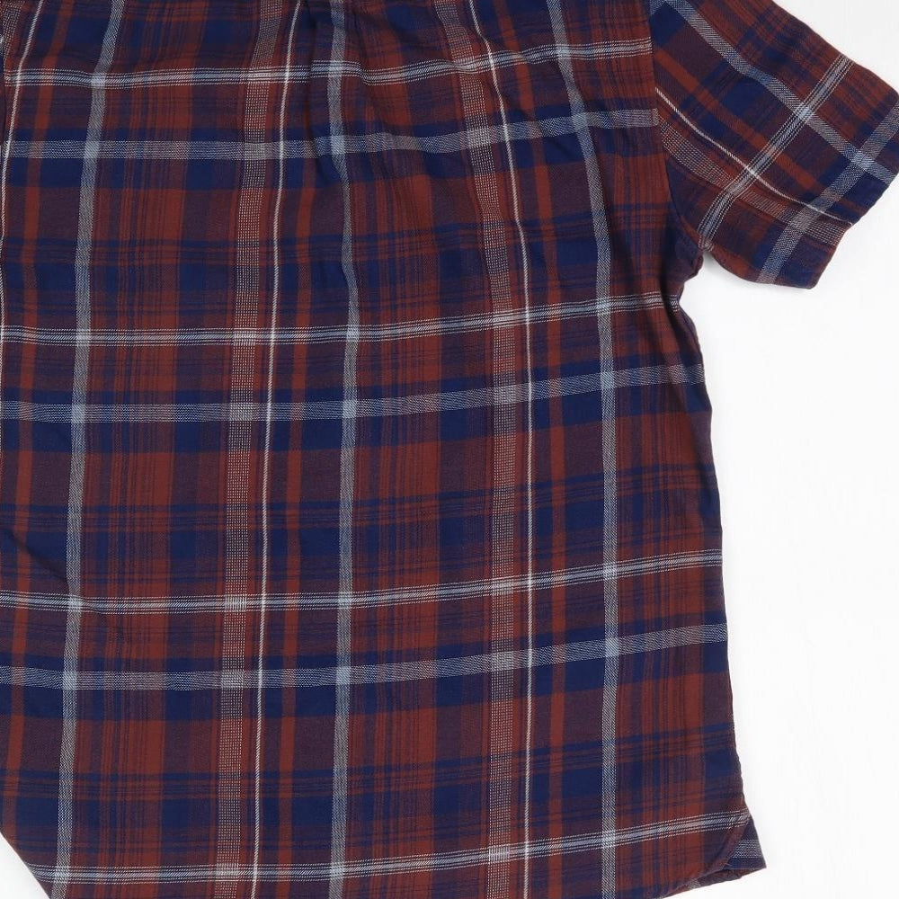 Burton Mens Multicoloured Plaid   Button-Up Size S