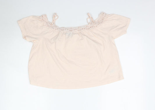 New Look Womens Pink   Basic Blouse Size 10