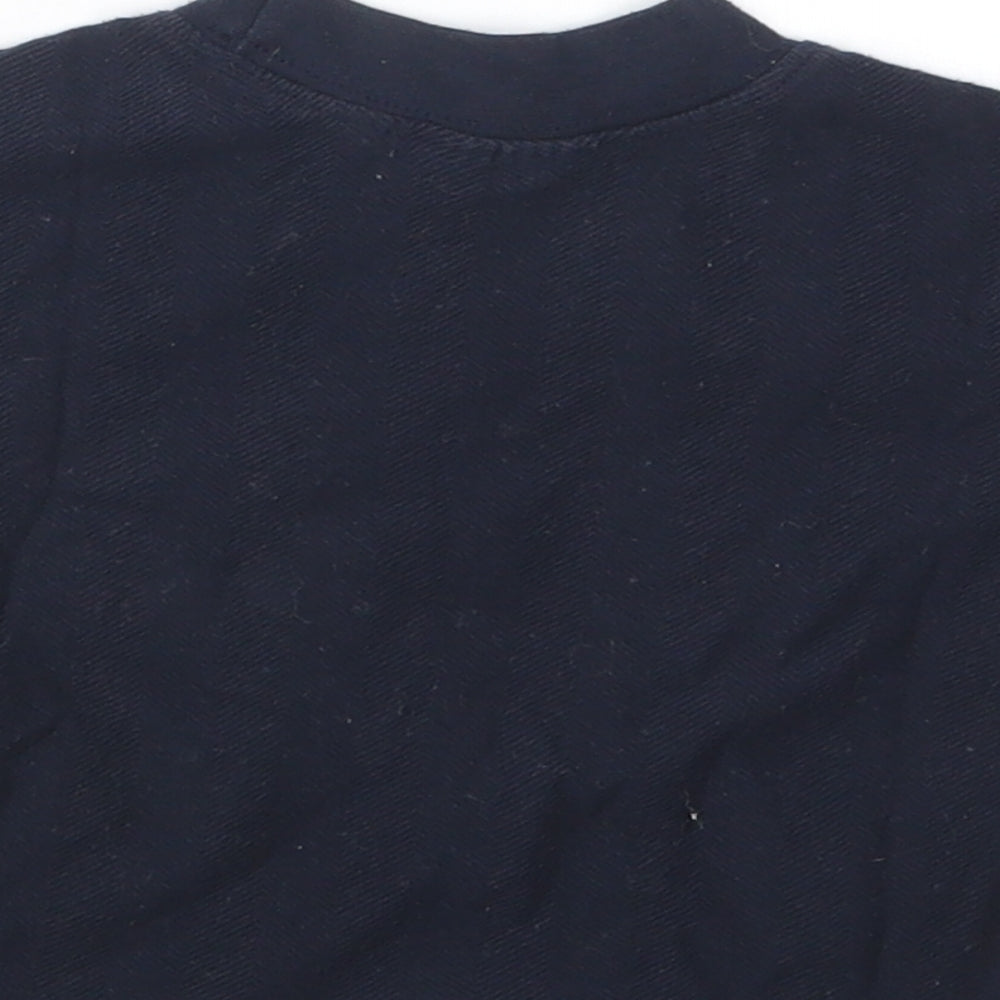 Preworn Boys Blue   Basic T-Shirt Size 6-9 Months