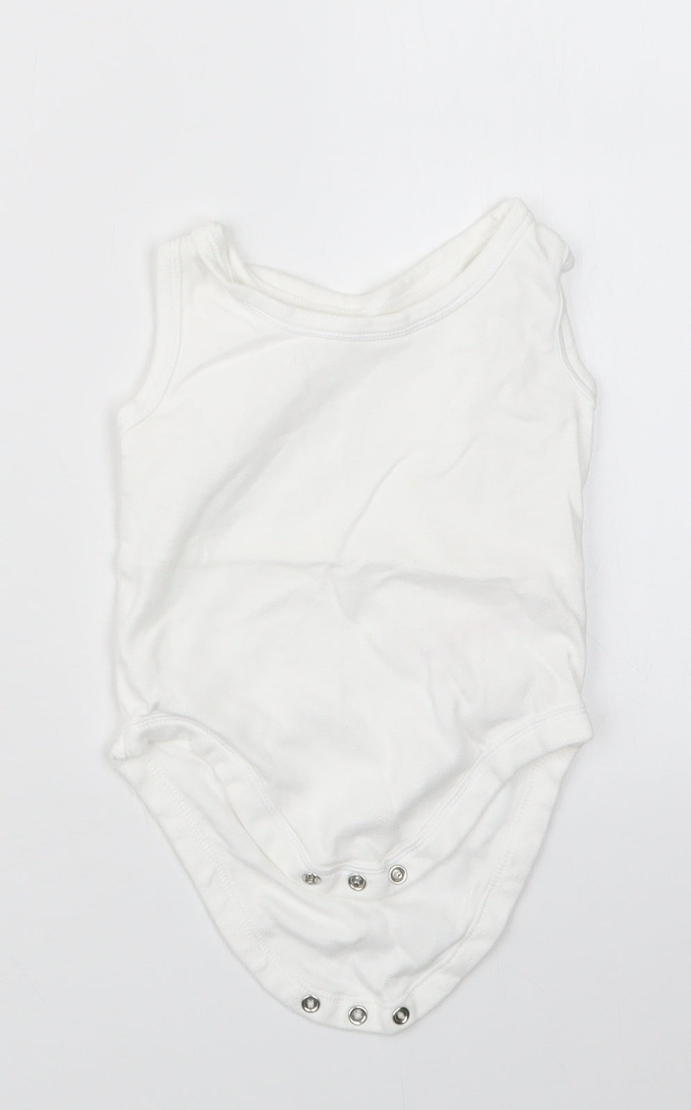 Mothercare Baby White   Babygrow One-Piece Size 12-18 Months