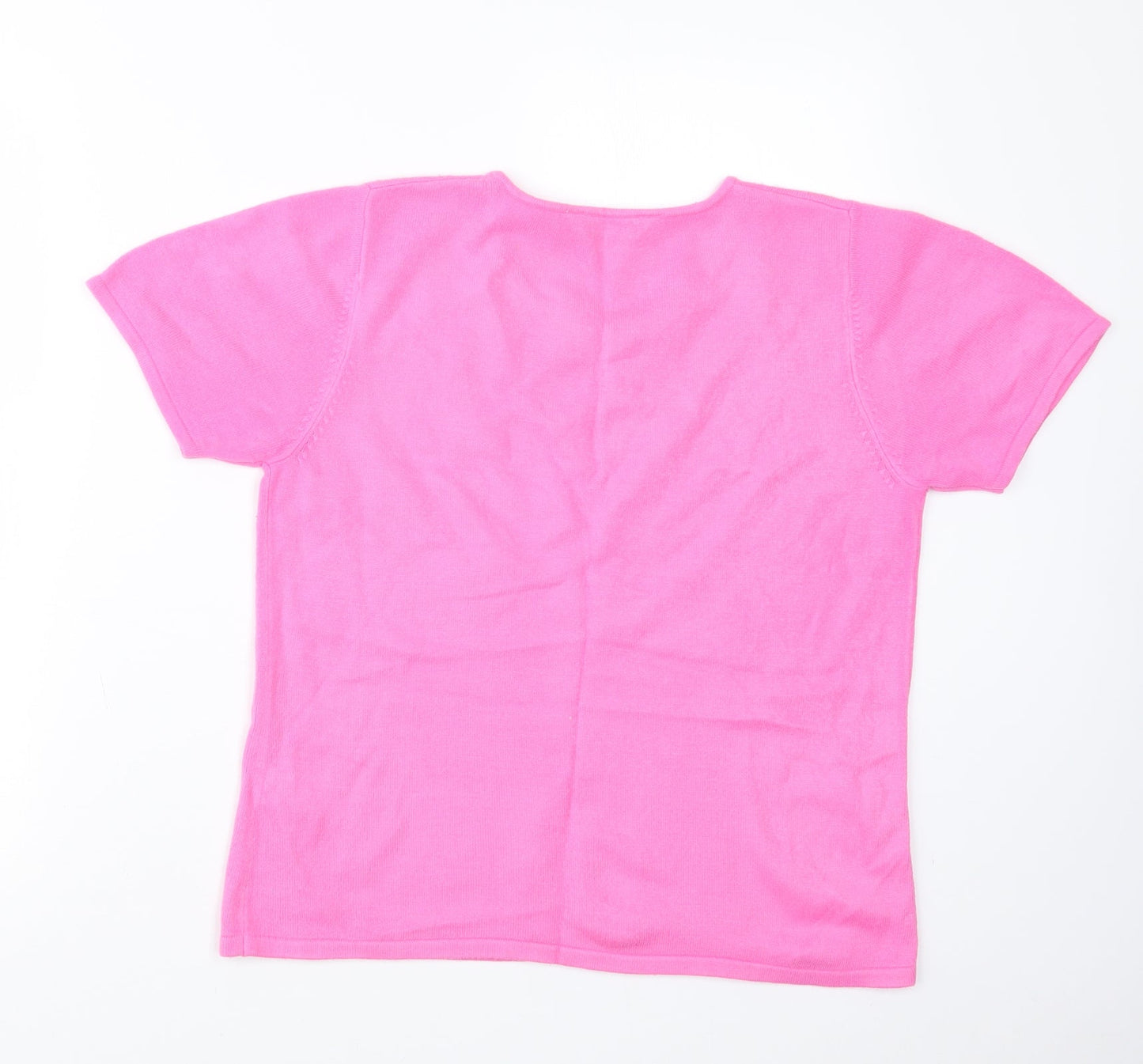 Dorothy Perkins Womens Pink  Knit Pullover Jumper Size 14
