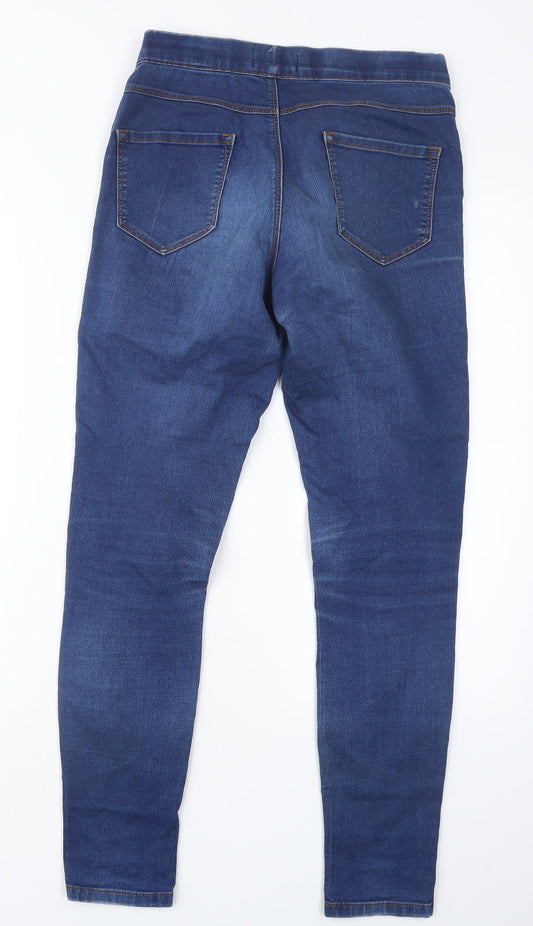 George Womens Blue  Denim Jegging Jeans Size 10 L28 in