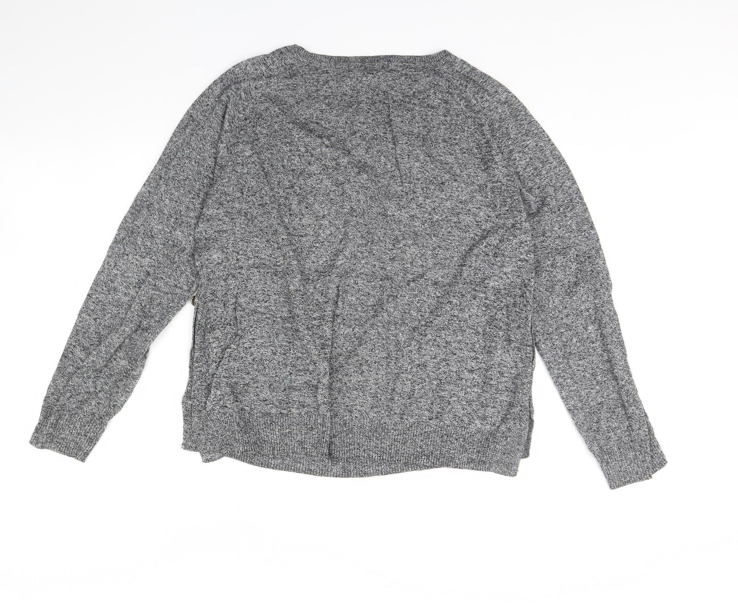 M&s Womens Grey   Pullover Jumper Size 12